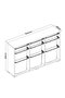 Hanah Home Armario Multiusos Bofi - Blanco